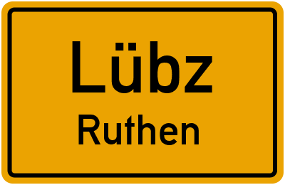 Straßenverzeichnis Lübz Ruthen