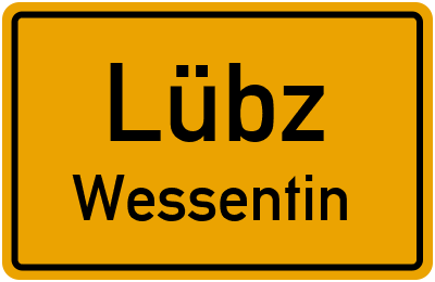 Straßenverzeichnis Lübz Wessentin