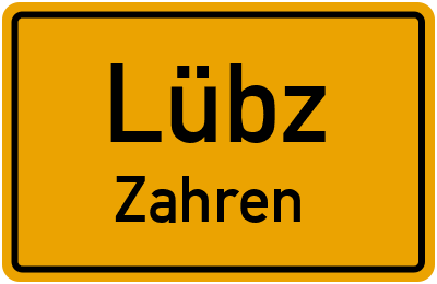 Straßenverzeichnis Lübz Zahren