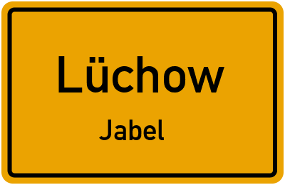 Straßenverzeichnis Lüchow Jabel