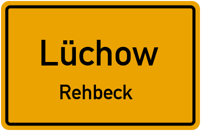 Straßenverzeichnis Lüchow Rehbeck