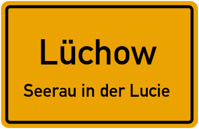 Straßenverzeichnis Lüchow Seerau in der Lucie