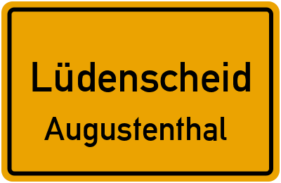 Straßenverzeichnis Lüdenscheid Augustenthal