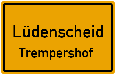 Straßenverzeichnis Lüdenscheid Trempershof