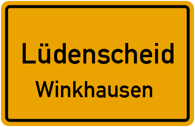 Straßenverzeichnis Lüdenscheid Winkhausen