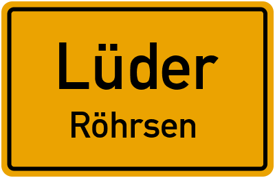 Straßenverzeichnis Lüder Röhrsen