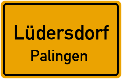 Straßenverzeichnis Lüdersdorf Palingen