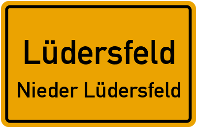 Straßenverzeichnis Lüdersfeld Nieder Lüdersfeld