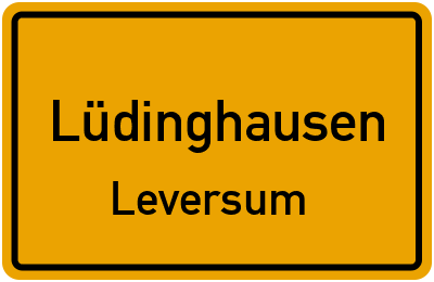 Straßenverzeichnis Lüdinghausen Leversum