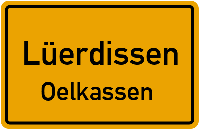 Straßenverzeichnis Lüerdissen Oelkassen
