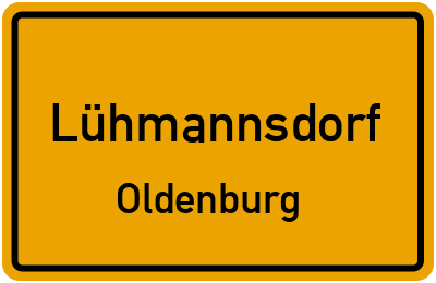 Straßenverzeichnis Lühmannsdorf Oldenburg