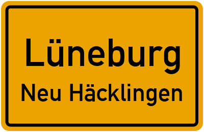 Straßenverzeichnis Lüneburg Neu Häcklingen