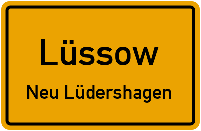 Straßenverzeichnis Lüssow Neu Lüdershagen