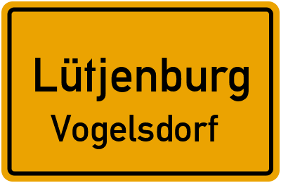 Straßenverzeichnis Lütjenburg Vogelsdorf