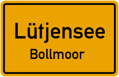 Straßenverzeichnis Lütjensee Bollmoor