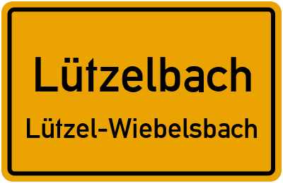 Straßenverzeichnis Lützelbach Lützel-Wiebelsbach