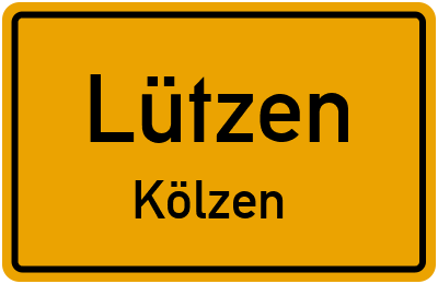Straßenverzeichnis Lützen Kölzen