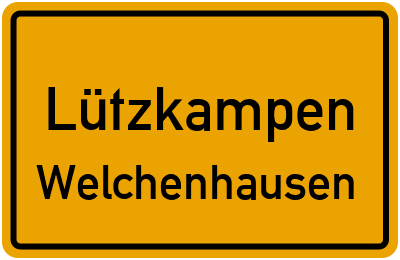 Straßenverzeichnis Lützkampen Welchenhausen