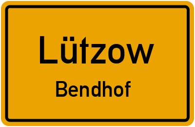 Straßenverzeichnis Lützow Bendhof
