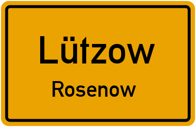 Straßenverzeichnis Lützow Rosenow