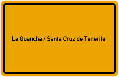 Branchenbuch La Guancha / Santa Cruz de Tenerife, Niedersachsen