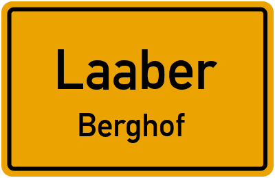 Straßenverzeichnis Laaber Berghof
