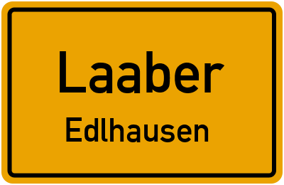 Straßenverzeichnis Laaber Edlhausen