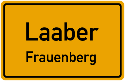 Straßenverzeichnis Laaber Frauenberg