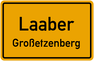 Straßenverzeichnis Laaber Großetzenberg