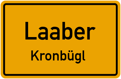 Straßenverzeichnis Laaber Kronbügl