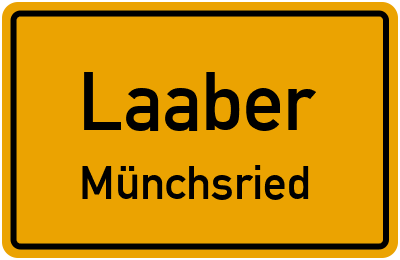 Straßenverzeichnis Laaber Münchsried