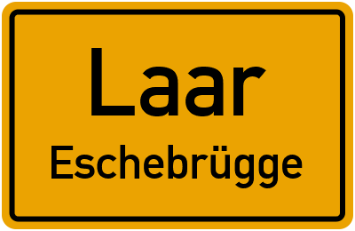 Straßenverzeichnis Laar Eschebrügge
