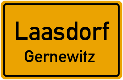 Straßenverzeichnis Laasdorf Gernewitz