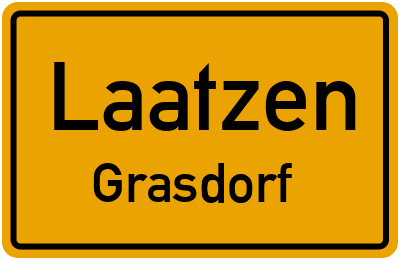Ortsschild Laatzen Grasdorf