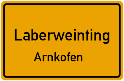 Straßenverzeichnis Laberweinting Arnkofen