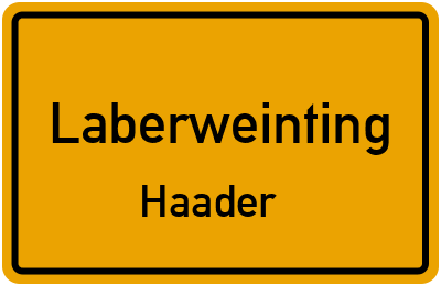 Straßenverzeichnis Laberweinting Haader