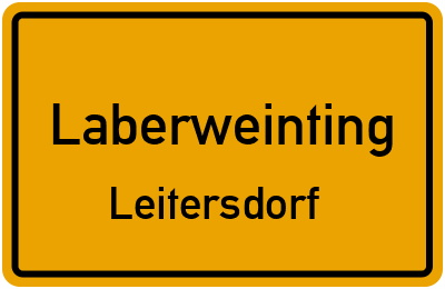 Straßenverzeichnis Laberweinting Leitersdorf