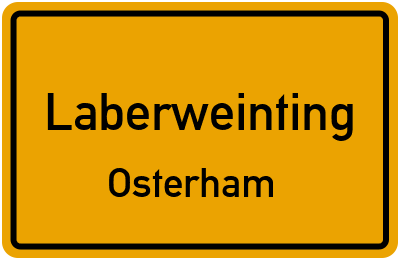 Straßenverzeichnis Laberweinting Osterham