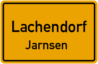 Ortsschild Lachendorf Jarnsen
