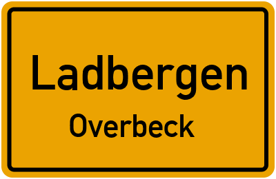 Straßenverzeichnis Ladbergen Overbeck