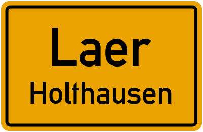 Straßenverzeichnis Laer Holthausen