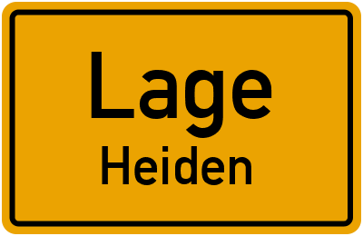 Straßenverzeichnis Lage Heiden