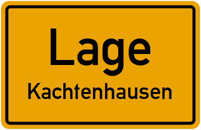 Straßenverzeichnis Lage Kachtenhausen