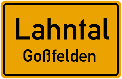 Straßenverzeichnis Lahntal Goßfelden