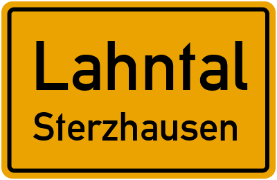 Straßenverzeichnis Lahntal Sterzhausen