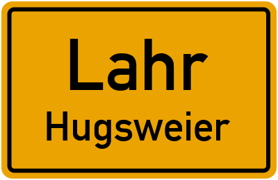 Straßenverzeichnis Lahr Hugsweier