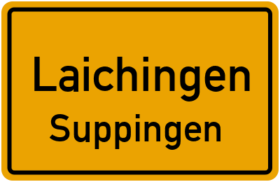 Straßenverzeichnis Laichingen Suppingen