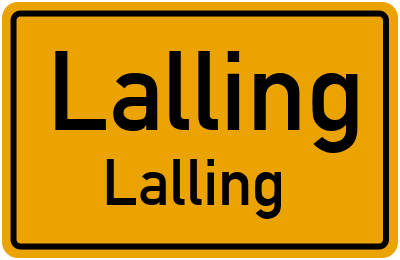 Straßenverzeichnis Lalling Lalling
