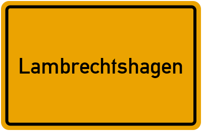 Lambrechtshagen in Mecklenburg-Vorpommern