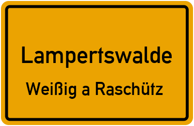 Straßenverzeichnis Lampertswalde Weißig a Raschütz